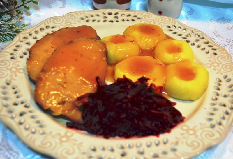 Schab duszony w rękawie  Schab duszony w rękawie