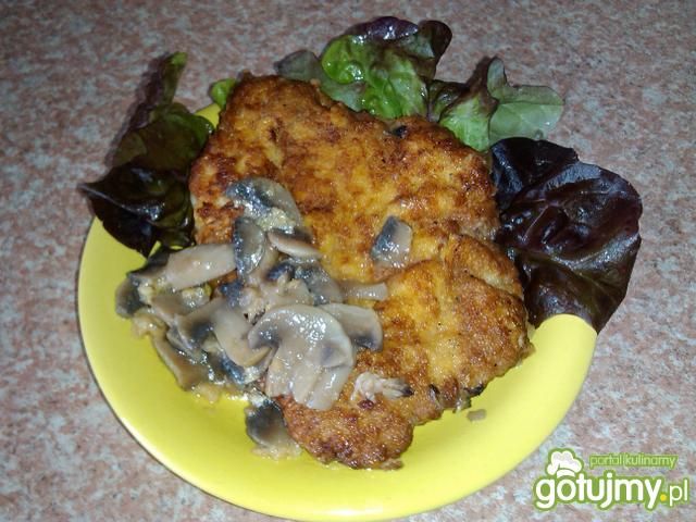 Schab duszony z pieczarkami 5