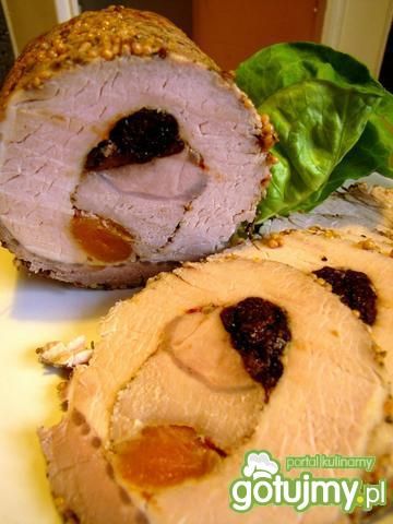 Schab faszerowany z szynkowara