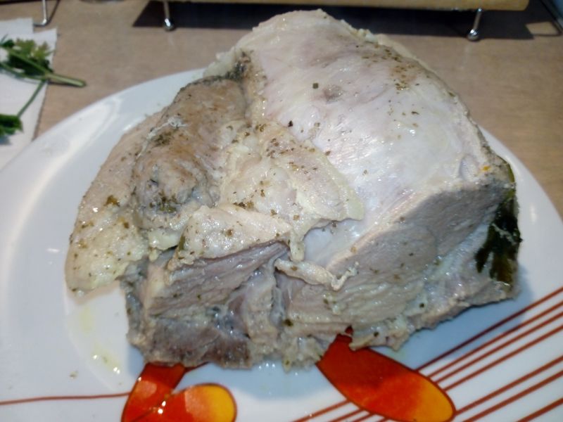 Schab gotowany z pietruszką Schab gotowany z pietruszką