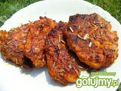 Schab grillowany w marynacie z trawą cyt