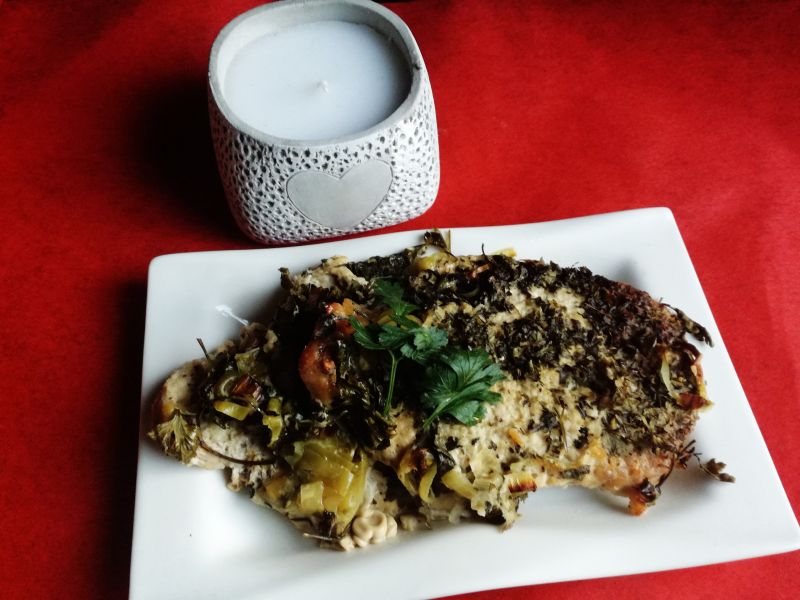 Schab majonezowo chrzanowy