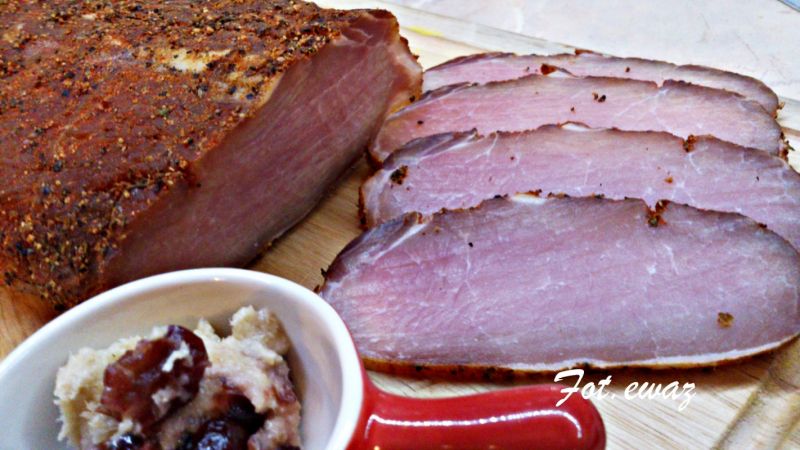 Schab marynowany suszony