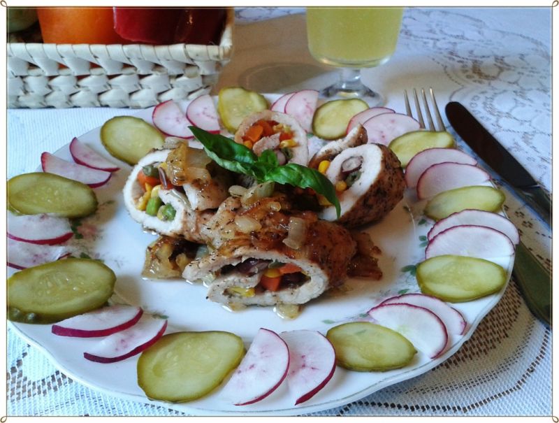 Schab mexicana na cebulce Schab mexicana na cebulce