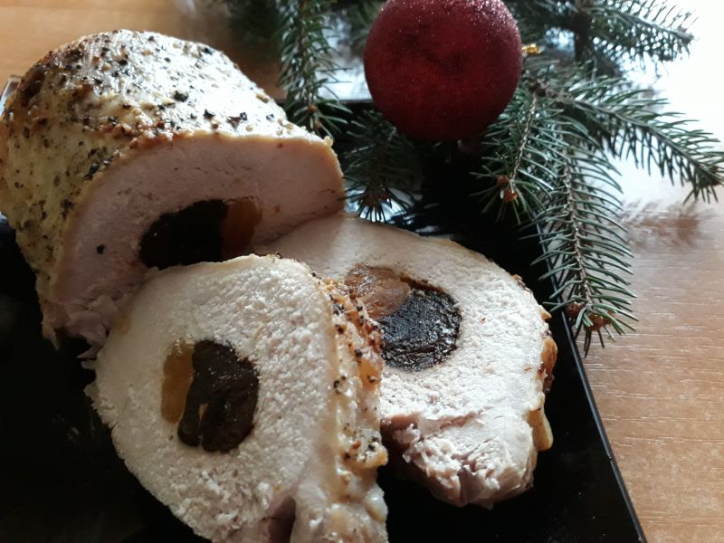 Schab morelowo śliwkowy Schab morelowo śliwkowy