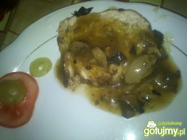 Schab na białym winie  Schab na białym winie