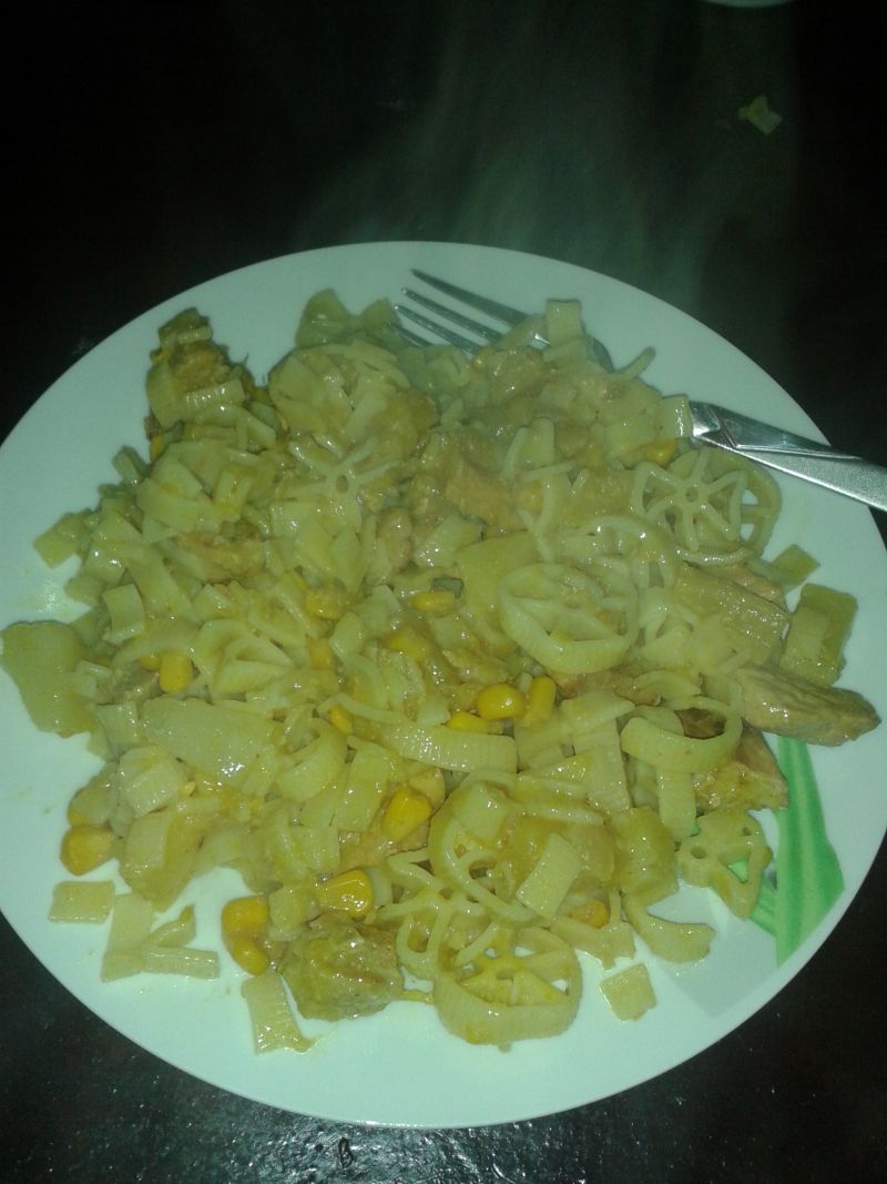 Schab na słodko z pomarańczą i ananasem