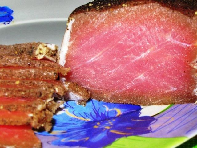 Schab na sposób surowy Schab na sposób surowy