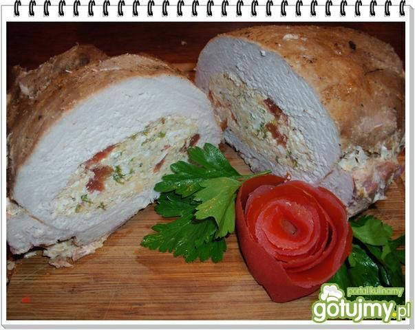 Schab nadziewany jajecznicą Eli