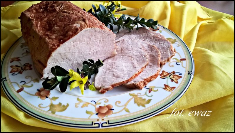 Schab paprykowo - czosnkowy