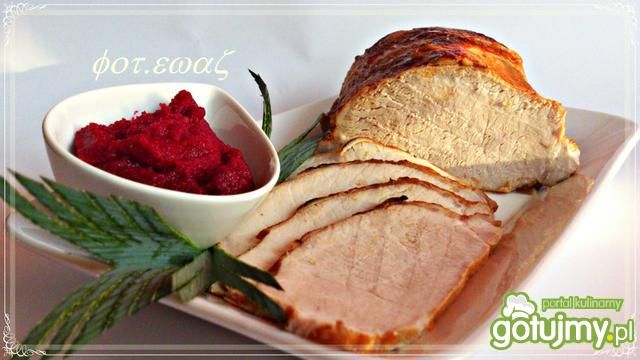 Schab pieczony do chleba