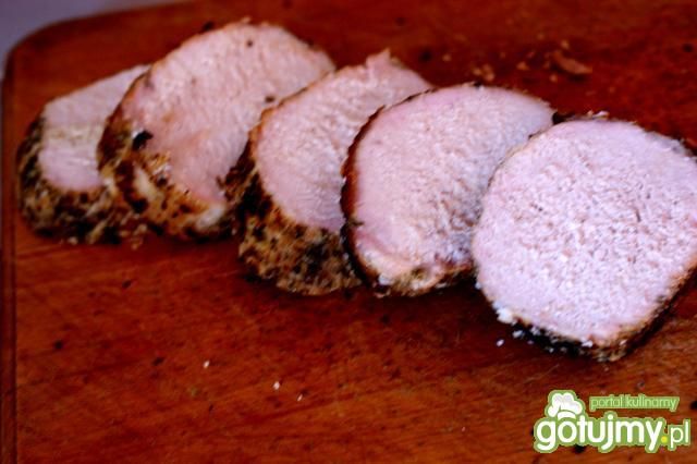 Schab pieczony - np. na wyjazd.