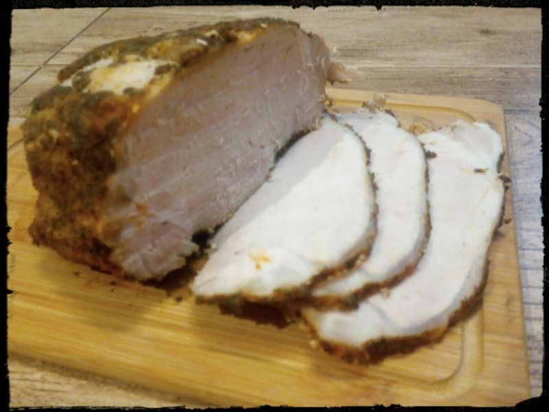Schab pieczony w cebuli Schab pieczony w cebuli