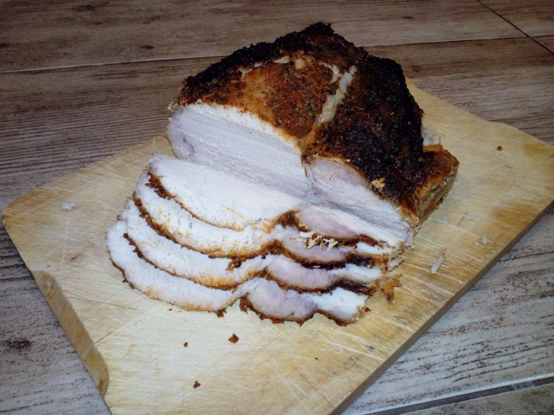 Schab pieczony w mleku