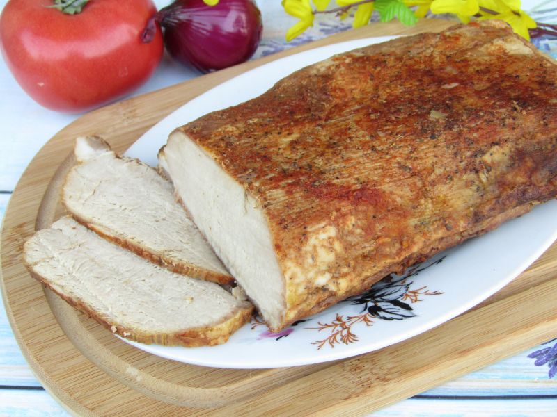 Schab pieczony w przyprawach