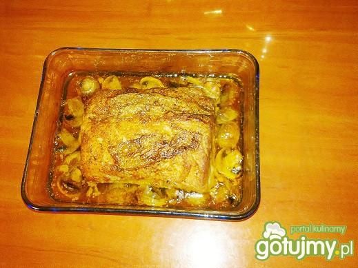 schab pieczony w winie