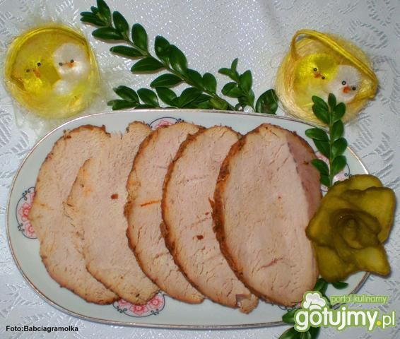 Schab pieczony z ketchupową marynatą