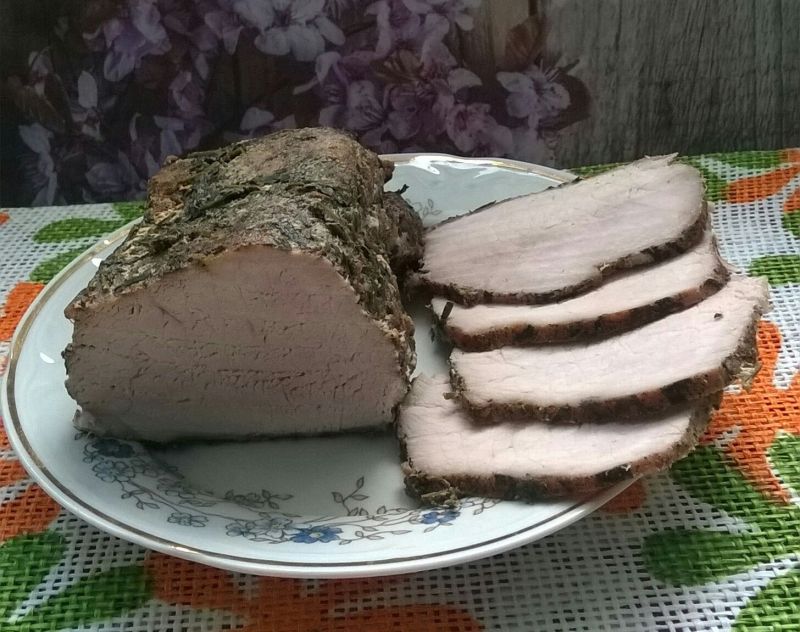 Schab pieczony z rozmarynem