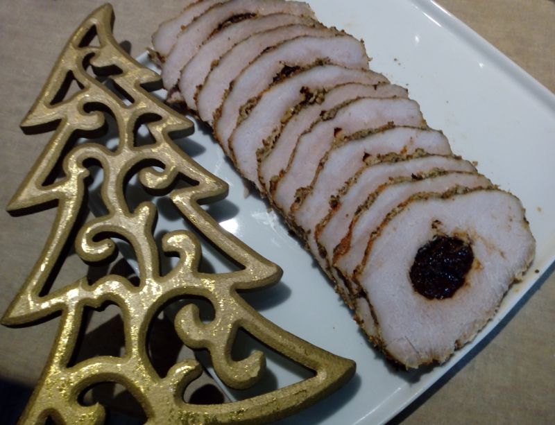 Schab pieczony ze śliwką Schab pieczony ze śliwką