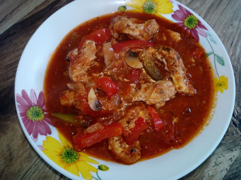 Schab po bałkańsku Schab po bałkańsku