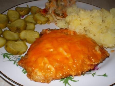 Schab po kowalsku z sosem sojowym