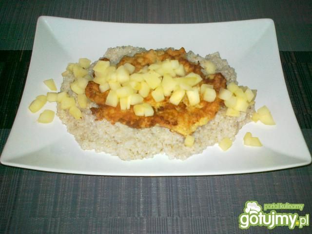 Schab pod jabłkami Schab pod jabłkami