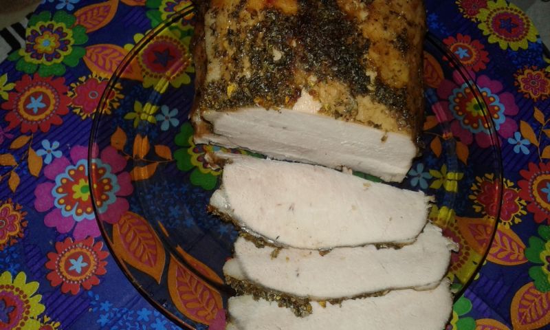 Schab śliwkowo - jabłkowy Schab śliwkowo - jabłkowy