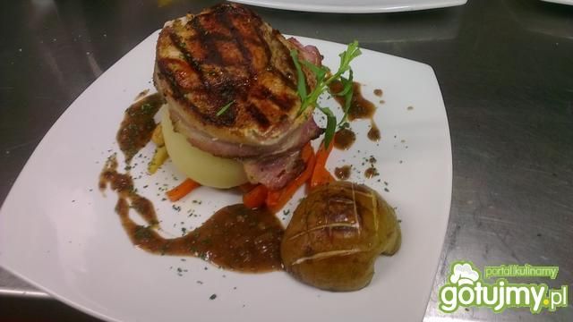 Schab Tornado z musztardowym puree Schab Tornado z musztardowym puree