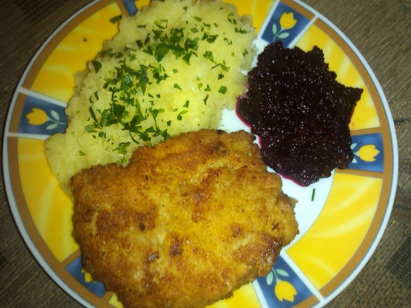 Schab w jajku moczony  Schab w jajku moczony