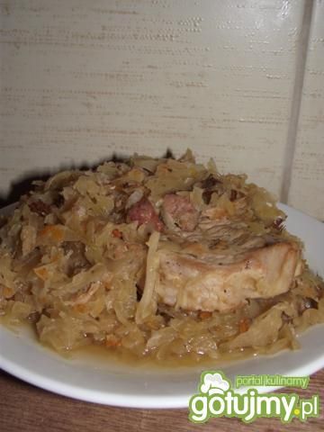 Schab w kapuście Schab w kapuście