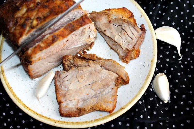 Schab w marynacie czosnkowo-musztardowej Schab w marynacie czosnkowo-musztardowej