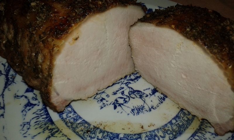 Schab w morelach z melasą