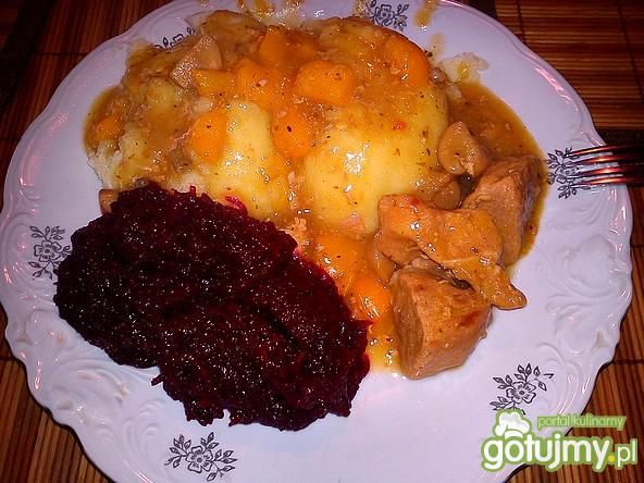 Schab w paprykowym sosie