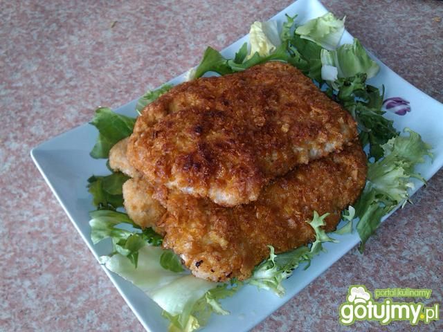 Schab w pikantnej mieszanej panierce 