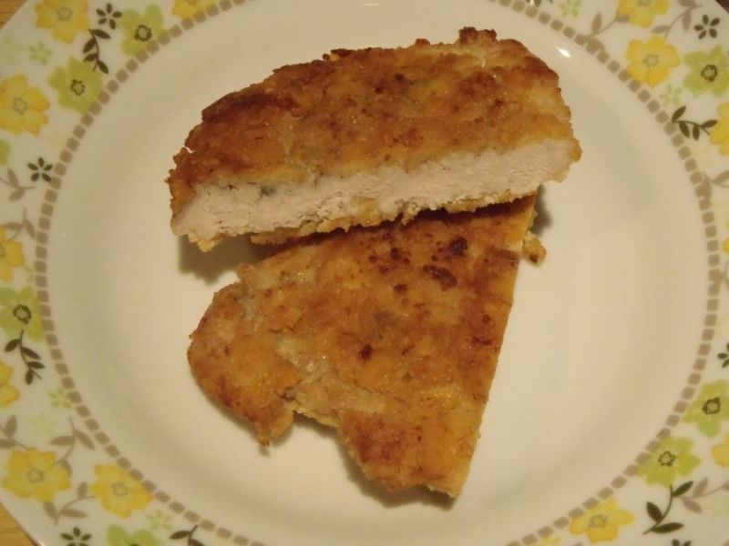 Schab w płatkach kukurydzianych Schab w płatkach kukurydzianych