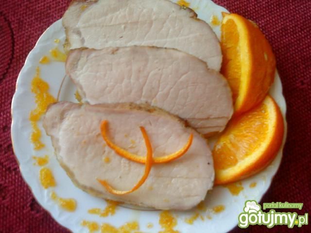 Schab w pomarańczowo-miodowej glazurze Schab w pomarańczowo-miodowej glazurze