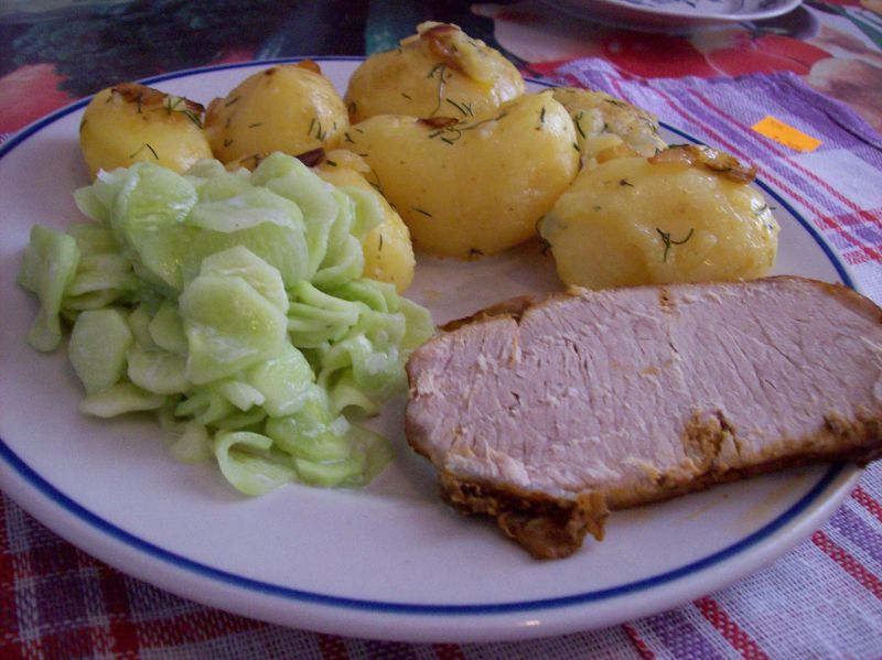 Schab w przyprawach