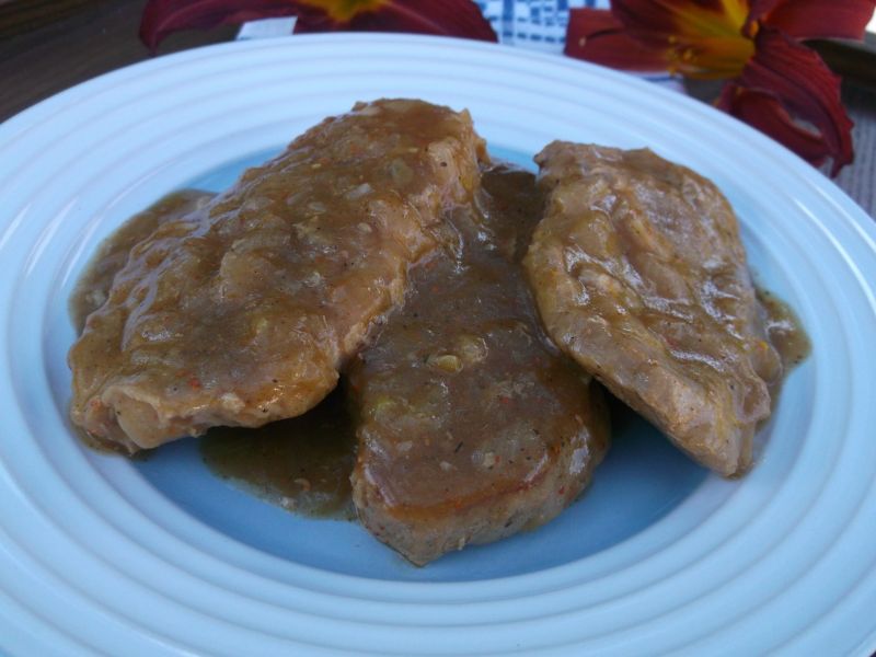 Schab w sosie cebulowym Schab w sosie cebulowym