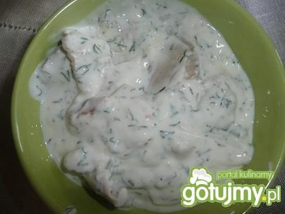 schab w sosie czosnkowo-koperkowym schab w sosie czosnkowo-koperkowym