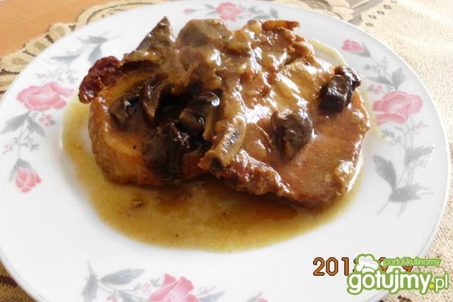 Schab w sosie grzybowym 3 Schab w sosie grzybowym 3