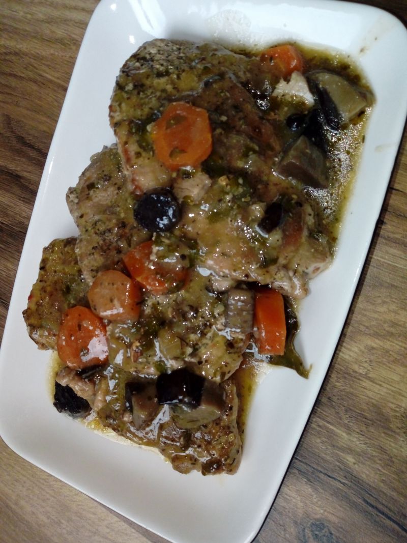 Schab w sosie grzybowym