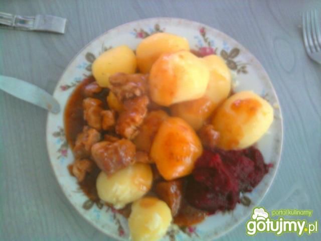 Schab w sosie własnym Schab w sosie własnym