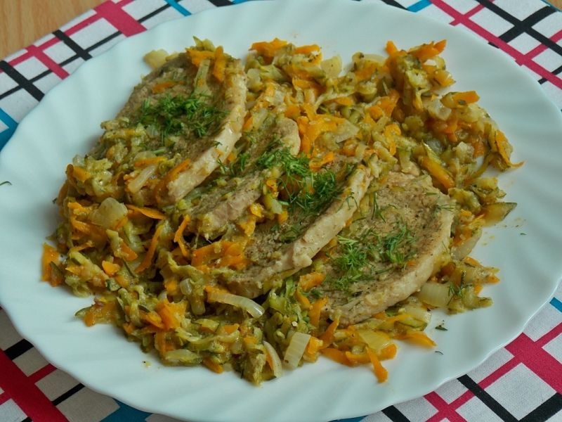 Schab w warzywach Schab w warzywach