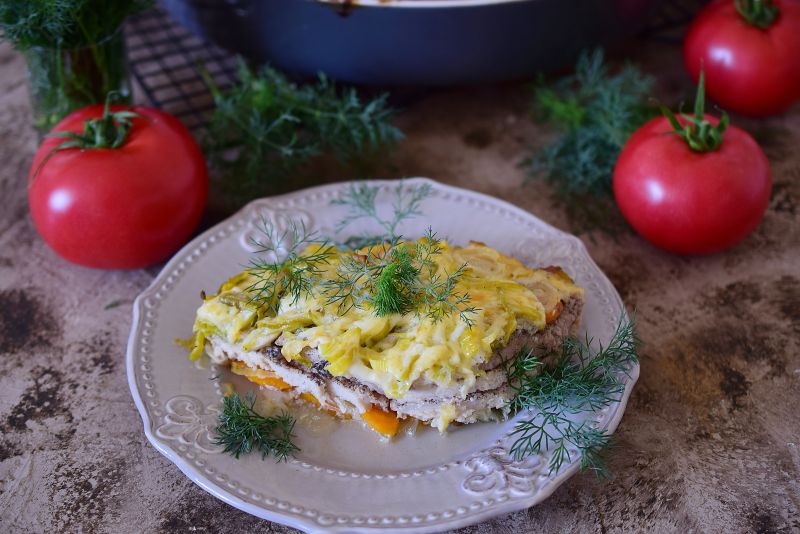 Schab w warzywach Schab w warzywach