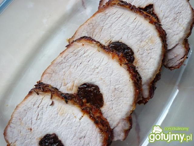 Schab wieprzowy z suszonymi śliwkami Schab wieprzowy z suszonymi śliwkami