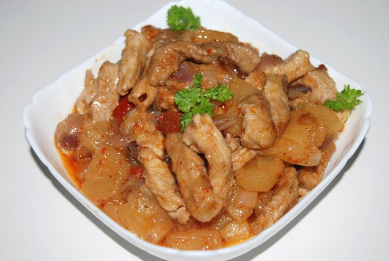 Schab z ananasem Schab z ananasem