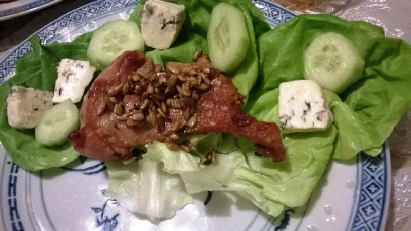 Schab z curry i słonecznikiem Schab z curry i słonecznikiem