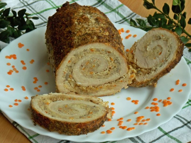 Schab z kapustą i soczewicą Schab z kapustą i soczewicą