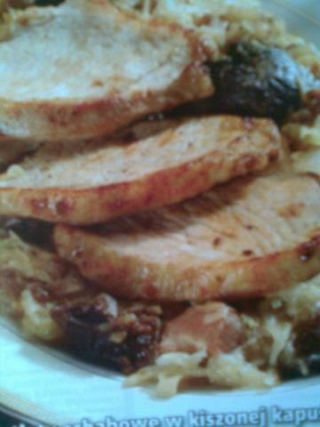 schab z kapustą kiszoną schab z kapustą kiszoną