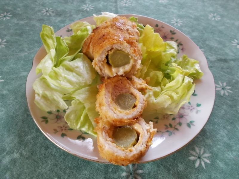 Schab z ogórkiem i skórką cytrynową Schab z ogórkiem i skórką cytrynową
